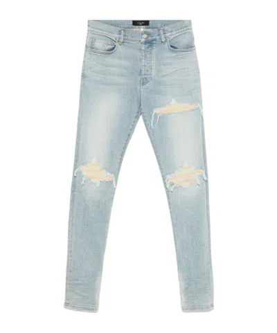 Amiri Belt-loop Jeans In Gray