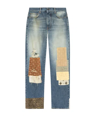 Amiri Belt-loop Jeans In Gray