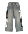 Amiri Belt Loop Jeans In Gray