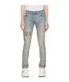 Amiri Belt-loop Jeans In Gray