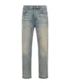 Amiri Slim Fit Denim Trousers In Gray