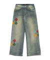 Amiri Logo-print Jeans In Gray