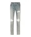 Amiri Mx1 Ultrasuede Jeans In Multicolor