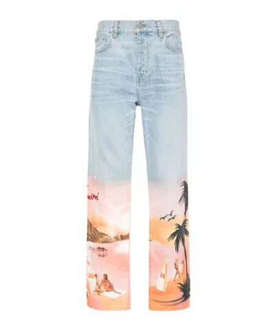 AMIRI BELT-LOOP JEANS