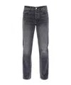 Amiri Jeans A Taglio Dritto In Black