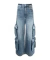 Amiri Cargo Jeans In Blue