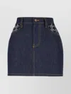 Amiri Ma Quad Monogram-print Skirt