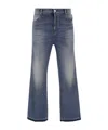 Amiri Faded-effect Bootcut Jeans In Gray
