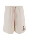 Amiri Bermuda Drawstring Shorts In Neutral