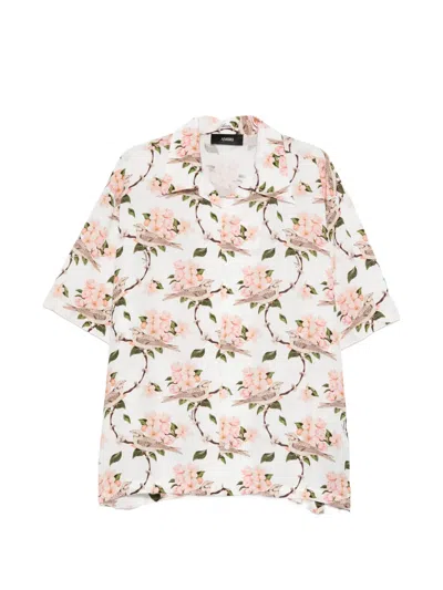 Amiri Bird Floral Shirt In Multi
