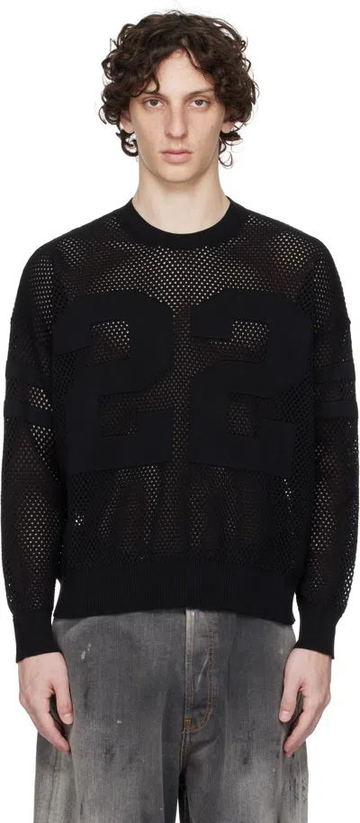 Amiri Black '22' Crew Sweater