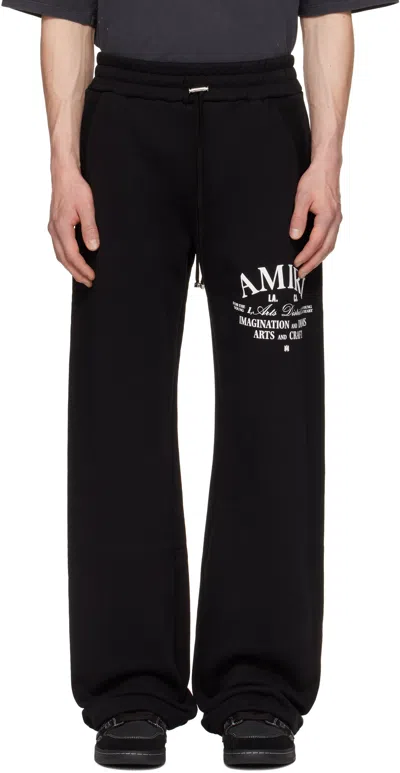AMIRI BLACK 'AMIRI ARTS DISTRICT' SWEATPANTS