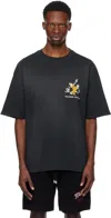 Amiri Eagle Crystal Embellished Oversize Graphic T-shirt
