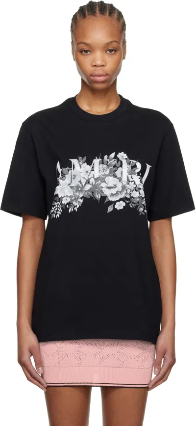 Amiri Black '' Garden T-shirt