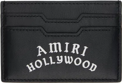 Amiri Black ' Hollywood' Card Holder