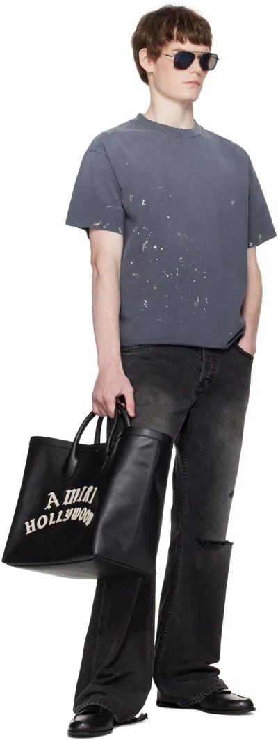 Amiri Black ' Hollywood' Tote