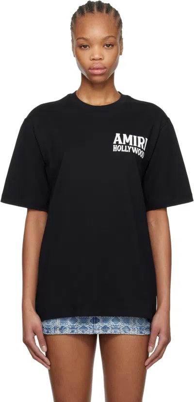 AMIRI BLACK 'AMIRI' JAZZ WOLF T-SHIRT