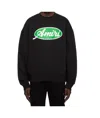 Amiri Oval Oversized Sweatshirt In Black