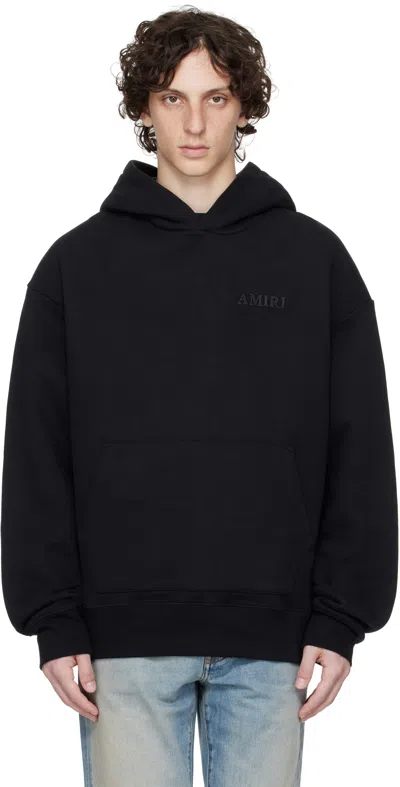 AMIRI BLACK 'AMIRI' OVERSIZED HOODIE