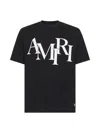 Amiri Cotton T-shirt With Front Logo Print