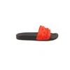 Amiri Man Sandals Red Size 13 Rubber In Multi