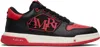 Amiri Low Top Sneakers With Round Toe And Perforated Patch