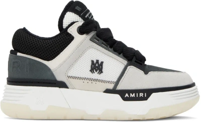 Amiri Black & Taupe Ma-1 Sneakers In Black/alabaster
