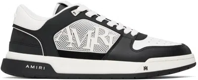 AMIRI BLACK & WHITE CLASSIC LOW SNEAKERS