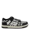 Amiri Checkered Skel Top Low Sneakers In Multicolor