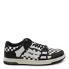 Amiri Checkered Skel Top Low Sneakers In Multicolor