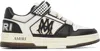 Amiri Men Two-tone Leather And Mesh Ma Skyline Sneakers In Black