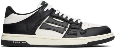 AMIRI BLACK & WHITE SKEL TOP LOW SNEAKERS