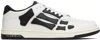 Amiri Skel Top Low Black And White Sneakers With Logo Patch On Thetongue And Contrasting Details On The Si In White