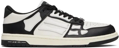 AMIRI BLACK & WHITE SKEL TOP LOW SNEAKERS