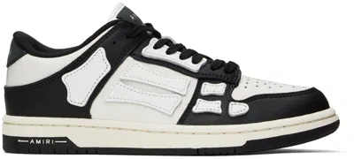 AMIRI BLACK & WHITE SKEL TOP LOW SNEAKERS