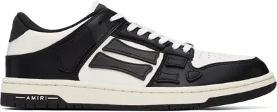 AMIRI BLACK & WHITE SKEL TOP LOW SNEAKERS