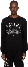 AMIRI BLACK 'ARTS DISTRICT' SWEATER