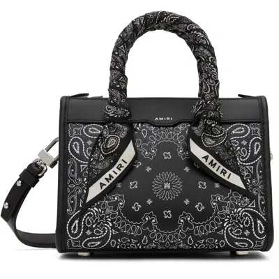 Amiri Black Bandana Micro Triangle Bag