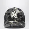 Amiri Trucker Hat With Curved Brim And Mesh In Black