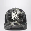 Amiri Trucker Hat With Curved Brim And Mesh In Black