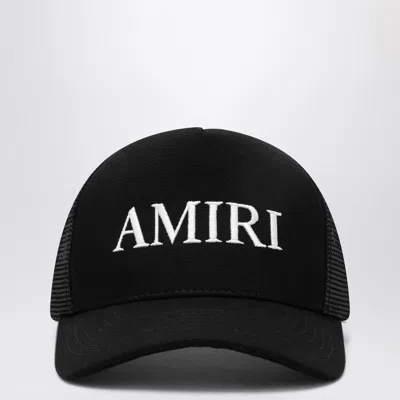 AMIRI AMIRI BLACK BASEBALL CAP WITH LOGO