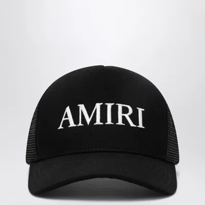 AMIRI AMIRI BLACK BASEBALL CAP WITH LOGO