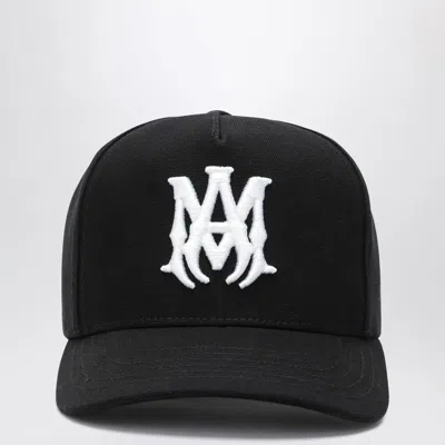 Amiri Black Baseball Cap With Logo