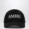 Amiri Black Baseball Cap With Logo In Black