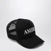Amiri Black Baseball Cap With Logo Lettering On The Front And Mehs Panels In Black
