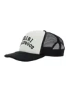 Amiri Black Baseball Cap With Logo Lettering On The Front And Mehs Panels In Cotton Man In Black