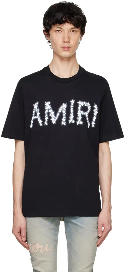 AMIRI BLACK BONDED T-SHIRT