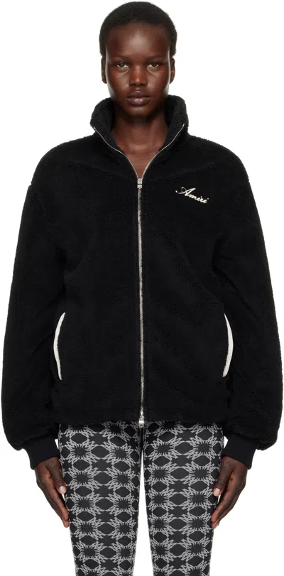Amiri Black Bones Fleece Jacket