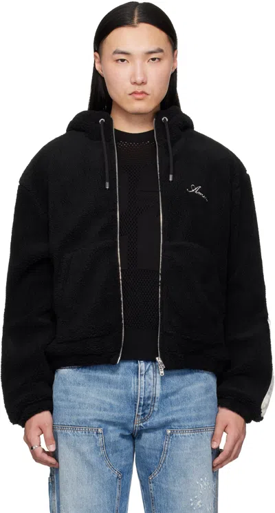 Amiri Bones Fleece Zip Hoodie In Multi