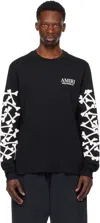 Amiri Cotton Sweatshirt Featuring Bone Print